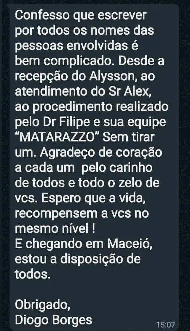 O que Estão Falam Sobre a Matarazzo Transplante Capilar